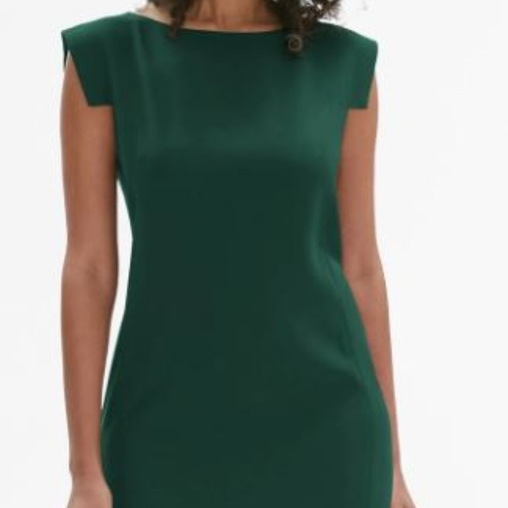 MM Lafleur Sara Sheeth Dress - Size 8 - Olive